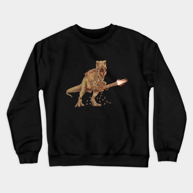 M134 T-rex Crewneck Sweatshirt by Kaiink